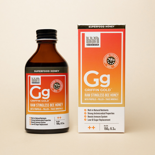 BBN Griffin Gold TA25+ Raw Stingless Bee Honey 150g Singapore