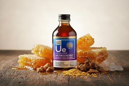 BBN Unicorn Elixir Raw Stingless Bee Honey Natural Ingredients Propolis Pollen Singapore